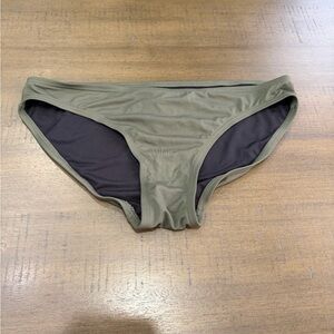 Michael Kors Olive Green Classic Bikini Swim Bottom M